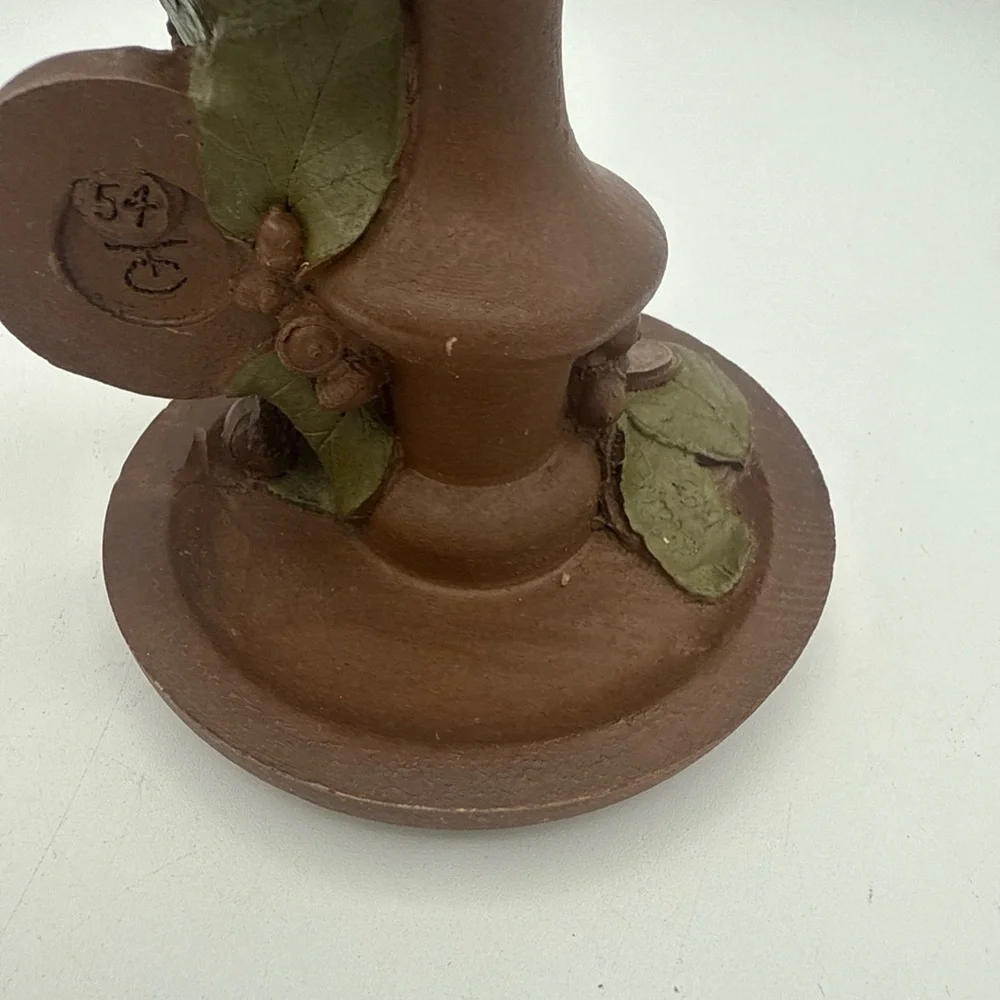 VTG 1983 Tom Clark Gnomes Mrs Wink & Wink Too Signed candlestick Holders retired